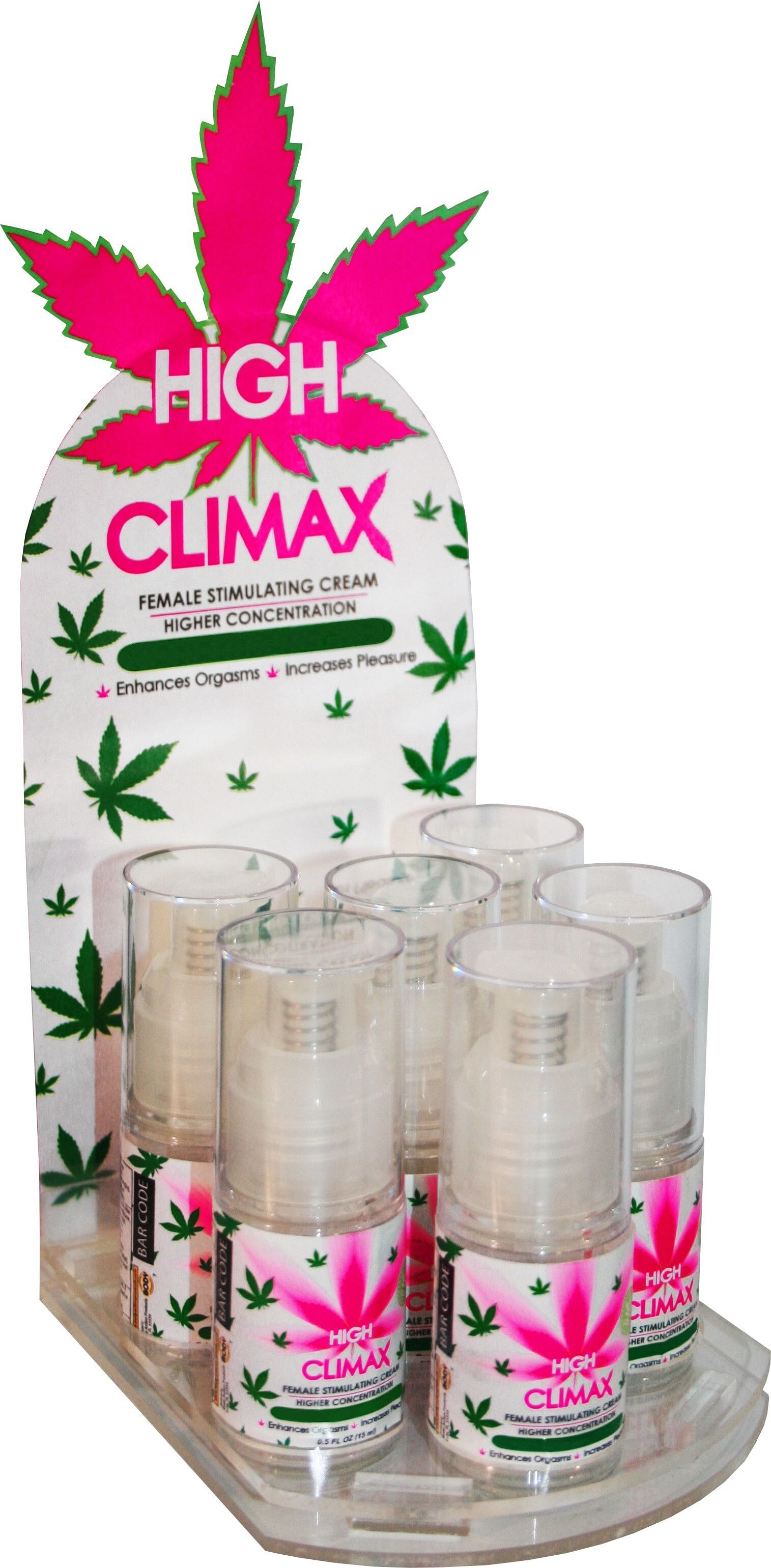 High Climax Female Stimulating Cream – 0.5 Fl. Oz. / 15 ml – 6 Count Display