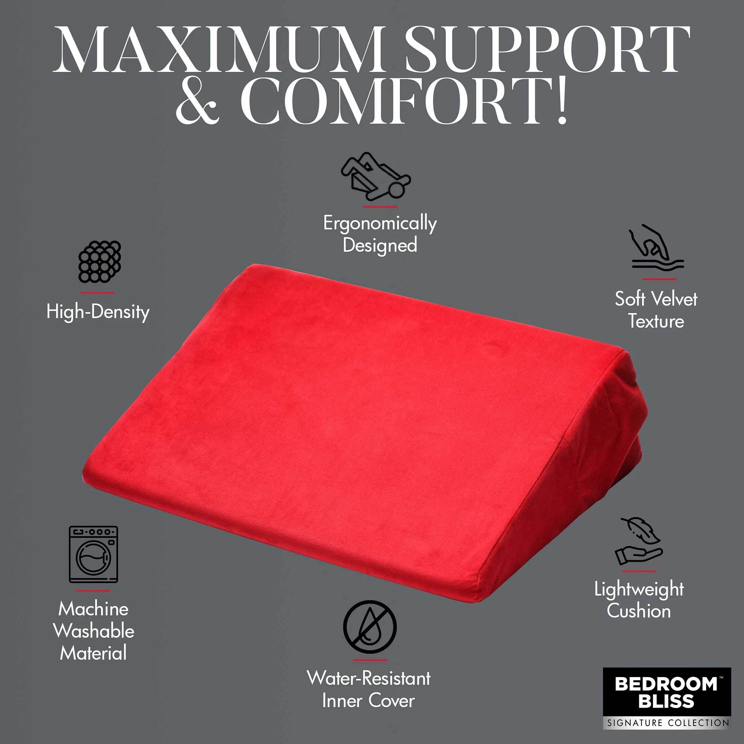 Love Cushion Small Wedge Pillow – Red