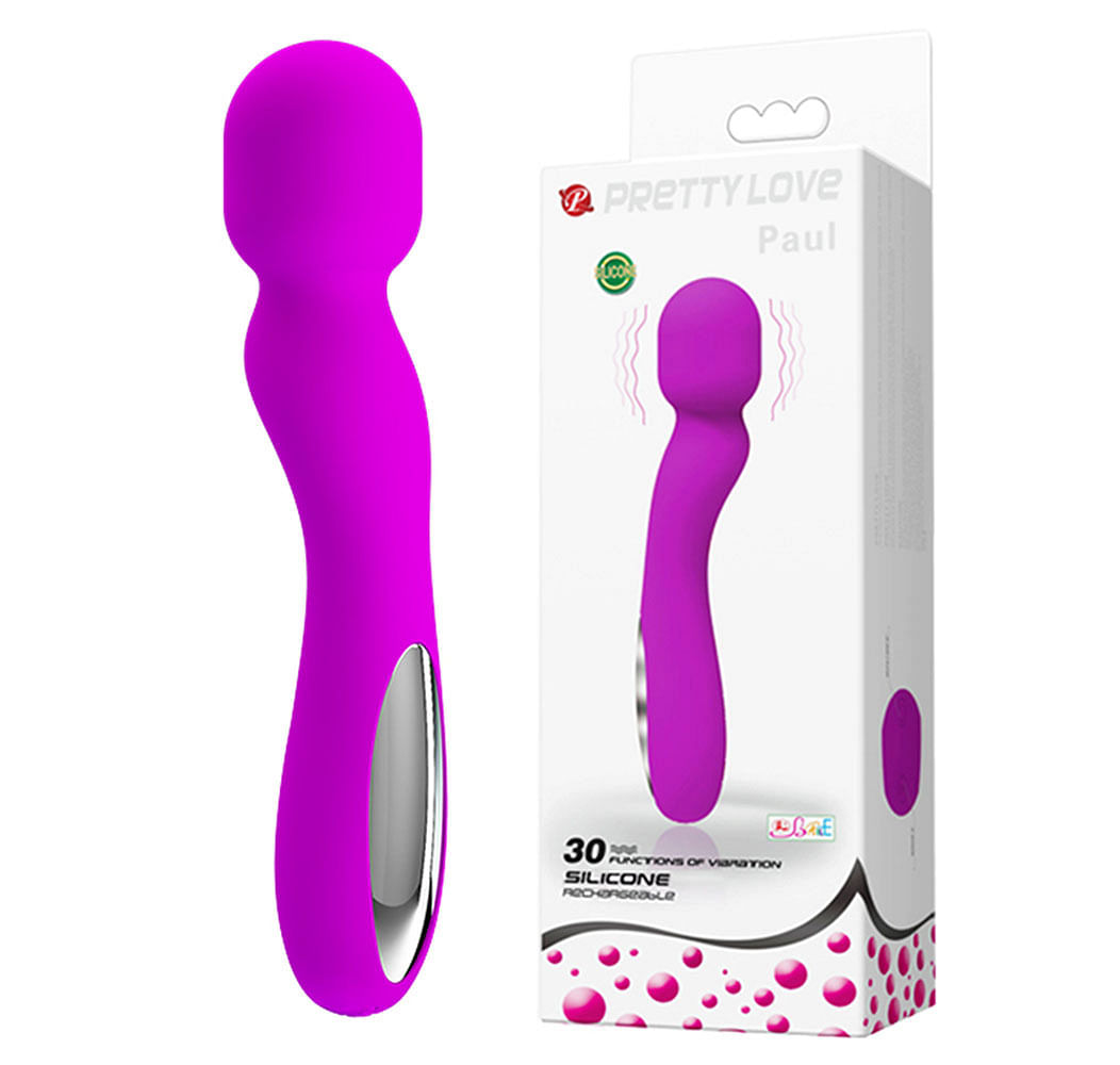 Pretty Love Paul USB Rechargeable Wand – Fuchsia