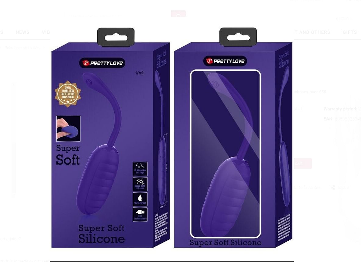 Kirk Rechargeable Vibrating Egg – Purple