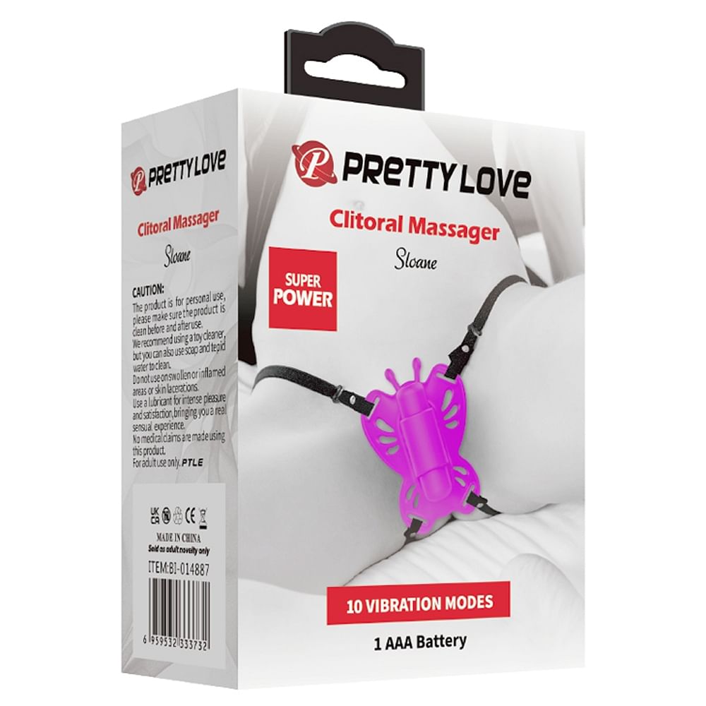 Pretty Love Sloane Battery Powered Clit Stim –  Fuchsia