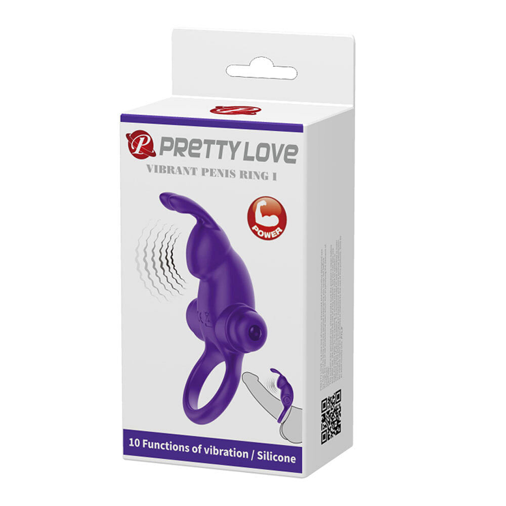 Pretty Love Vibrant Penis Ring I – Purple