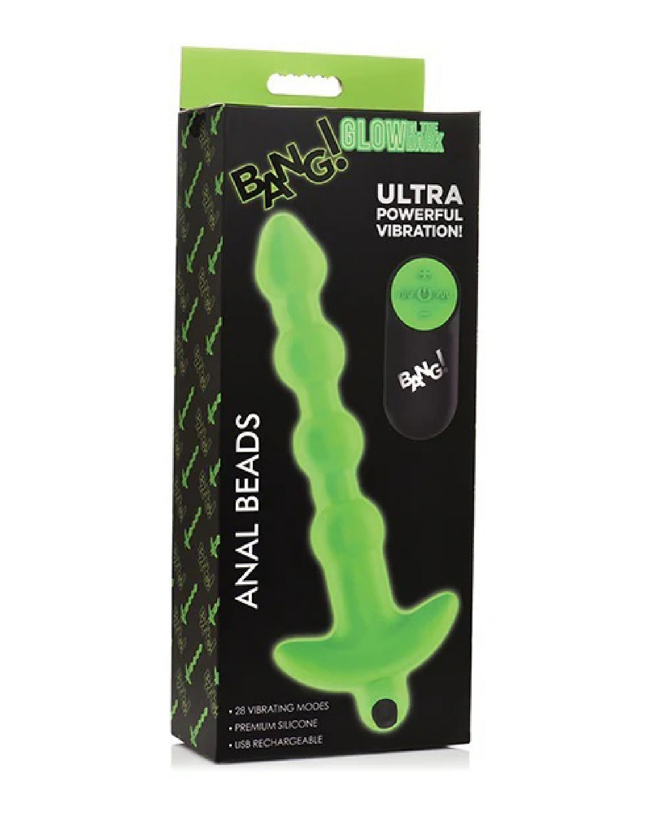 Glow in the Dark Anal Beads – Green