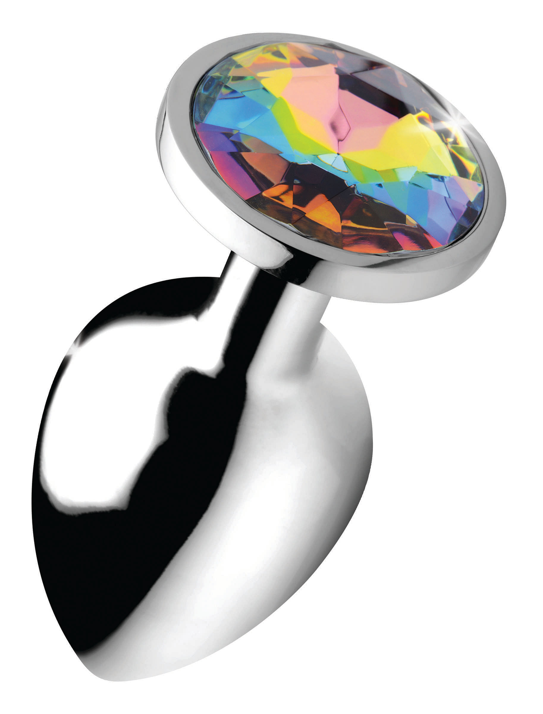 Rainbow Prism Gem Anal Plug – Large