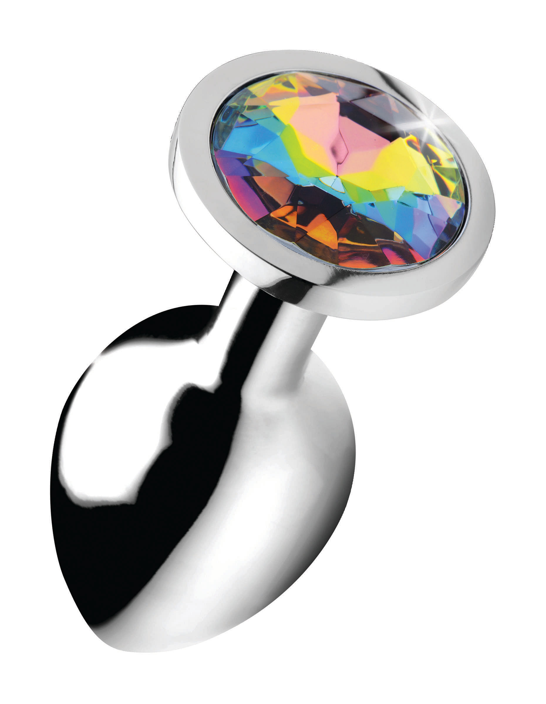 Rainbow Prism Gem Anal Plug – Medium