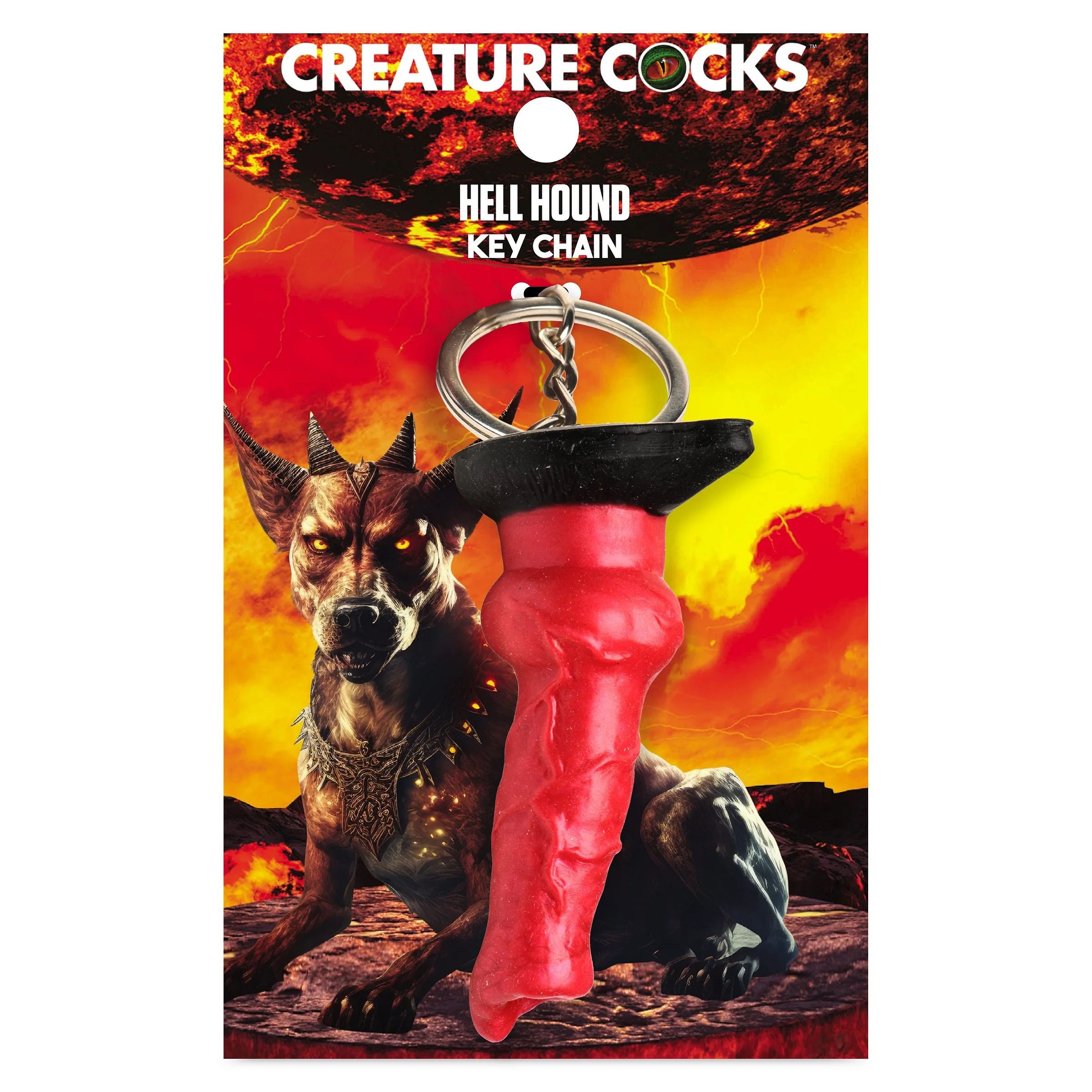 Hell Hound Keychain – Red