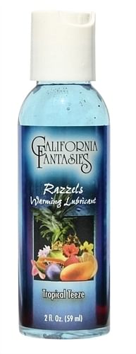 Razzels Warming Lubricant – Tropical Teeze – 2 Oz. Bottle