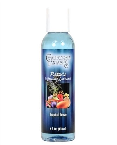 Razzels Warming Lubricant – Tropical Teeze – 4 Oz. Bottle