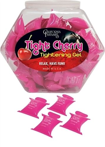 Tight Cherry – Tightening Gel – 72 Piece Fishbowl – 10ml Pillows