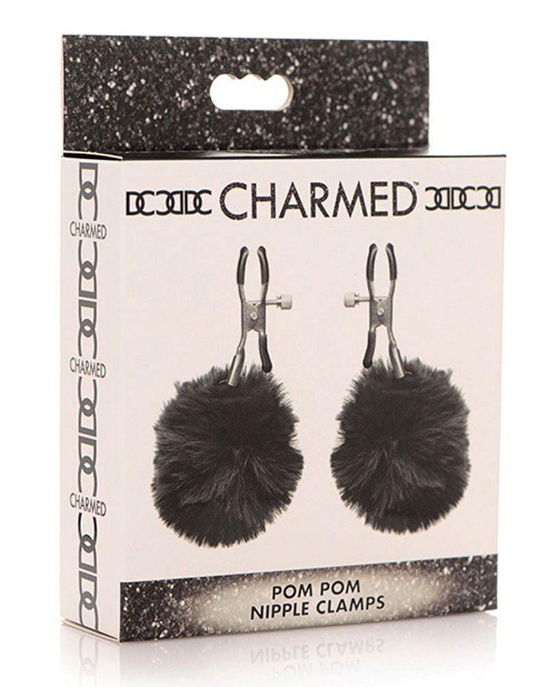 Pom Pom Nipple Clamps – Black