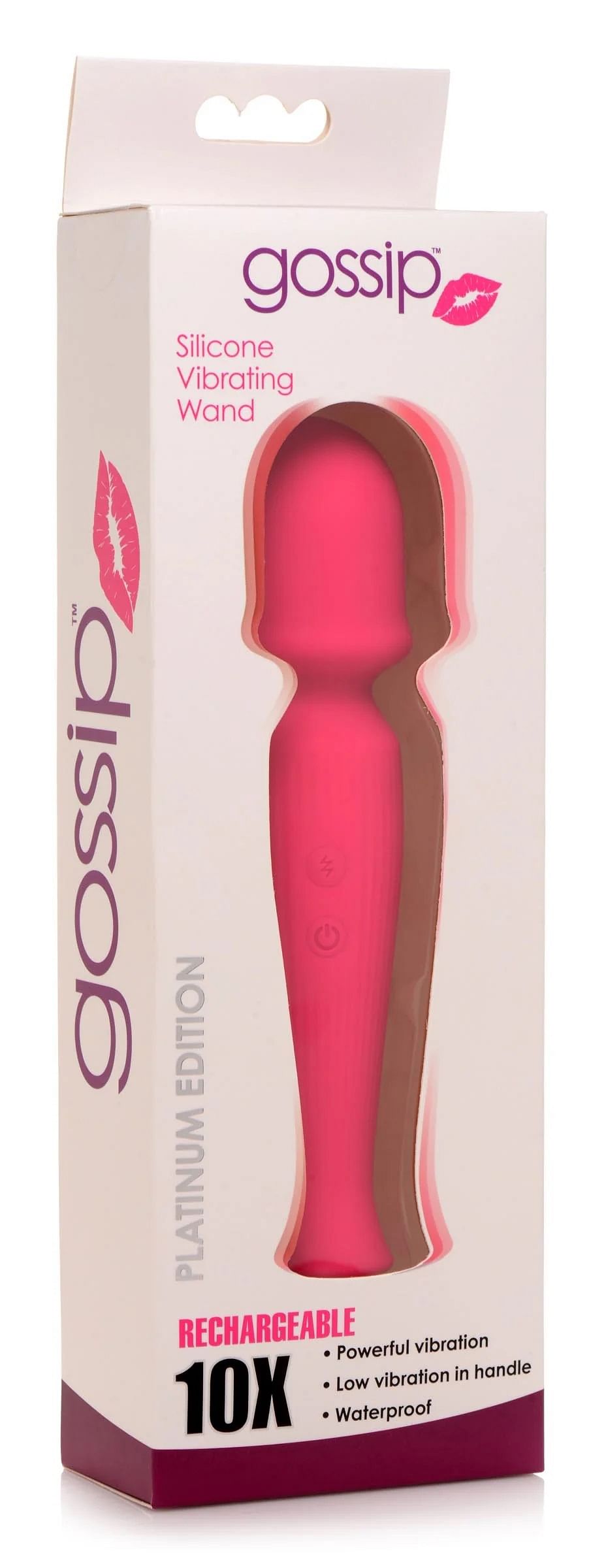 Silicone Wand Massager – Magenta