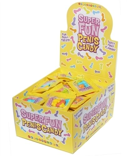 Super Fun Penis Candy – 100 Piece p.o.p Display – 3g Bags