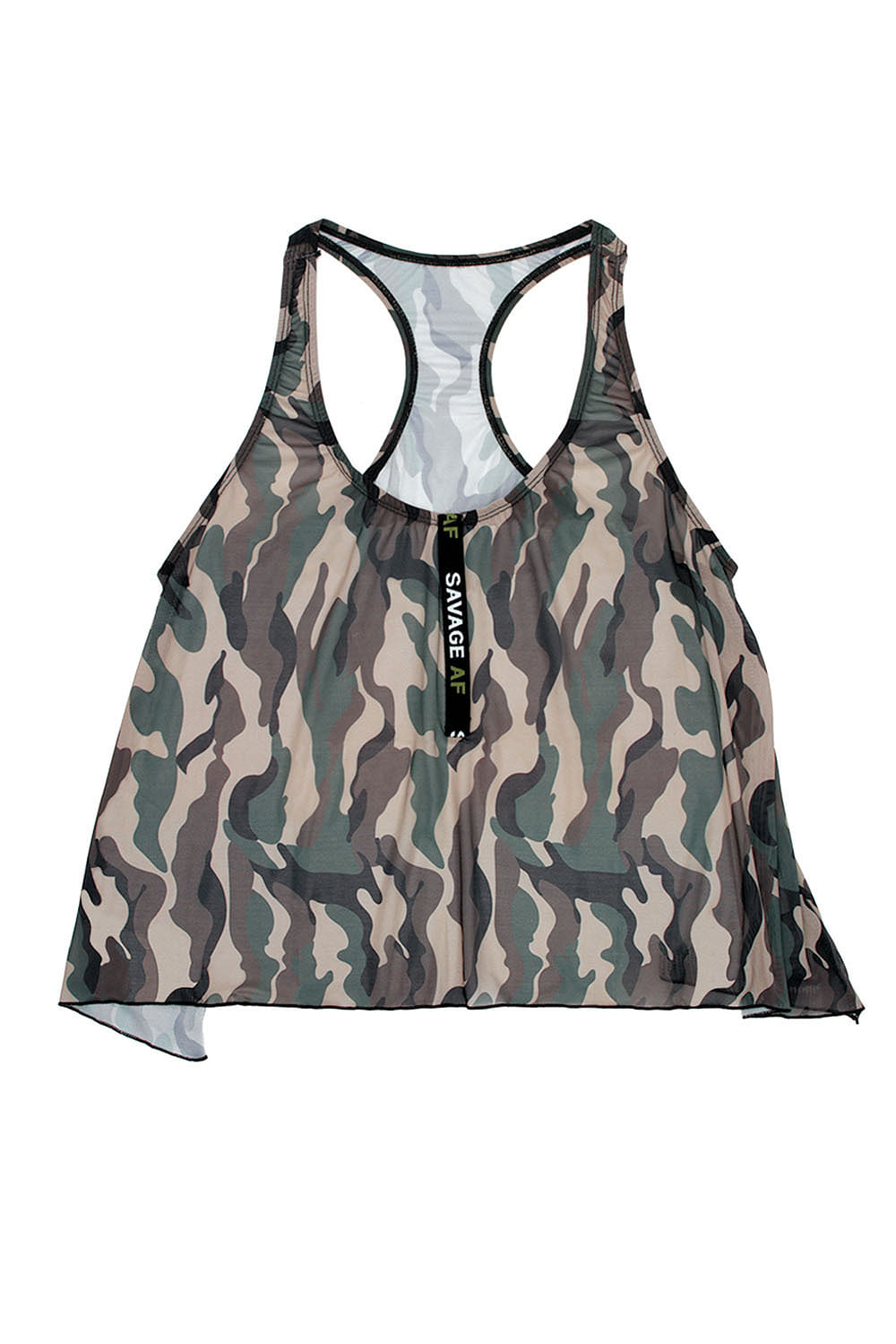 Savage Af Swing Top – Forest Camo – S/m