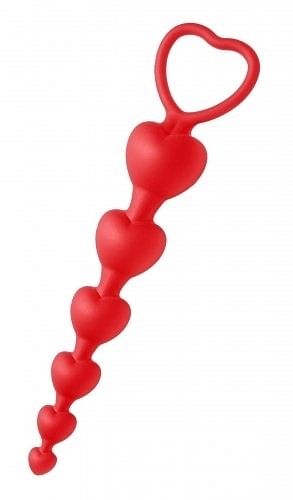 Sweet Hearts – Heart Shaped Silicone Anal Beads