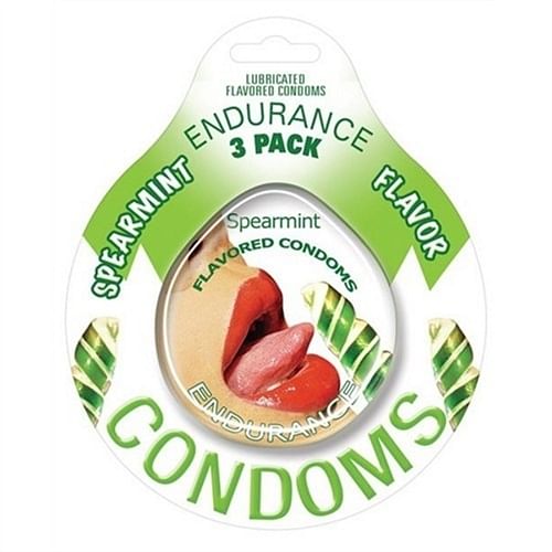 Endurance Condoms – Spearmint – 3 Pack