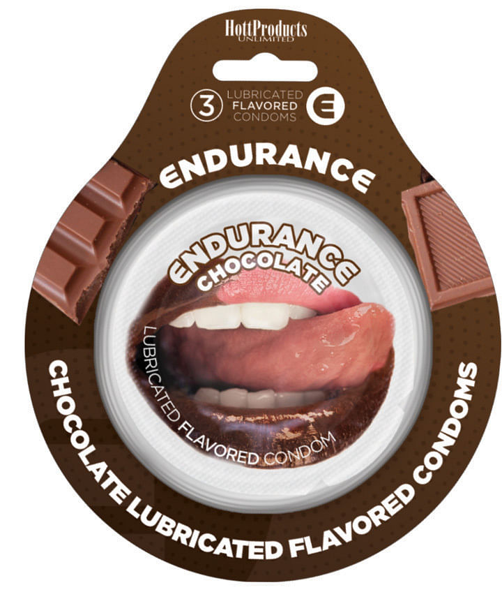 Endurance Condoms – Chocolate -3 Pack