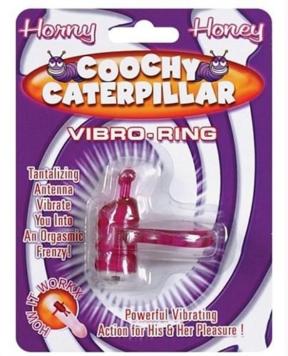 Horny Honey Vibro Ring Coochy Caterpillar – Magenta