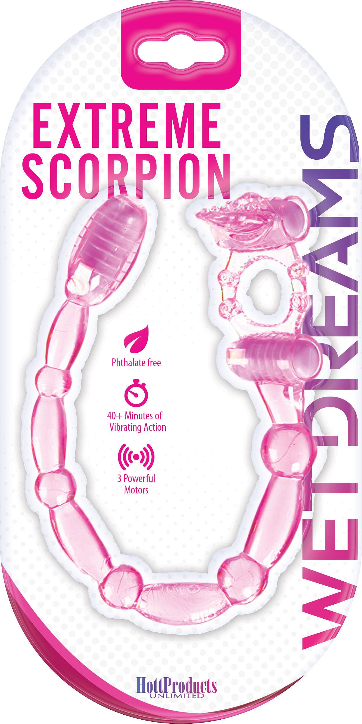 Super Xtreme Vibe Scorpion With Dual Stinger Anal Vibe – Magenta