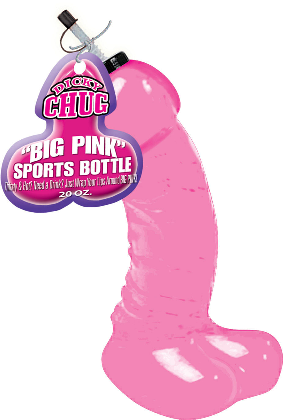 Dicky Chug Sports Bottle – Big Pink