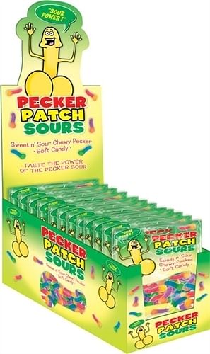 Pecker Patch Sour Gummies – 12 Piece Display