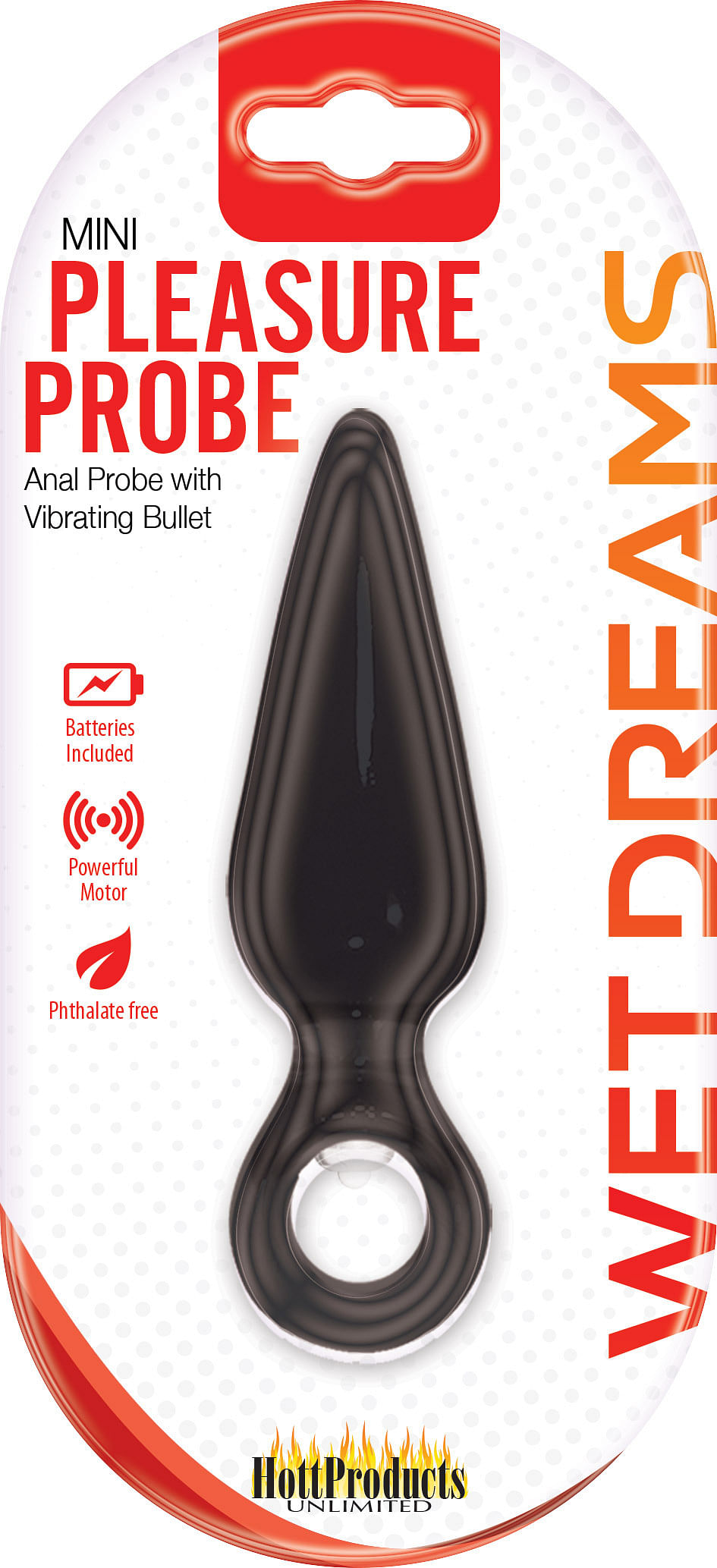 Wet Dreams Mini Pleasure Probe – Black