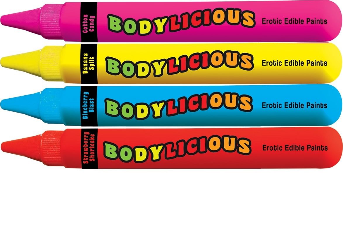 Bodylicious Edible Body Pens – 4pk. – Assorted  Flavors