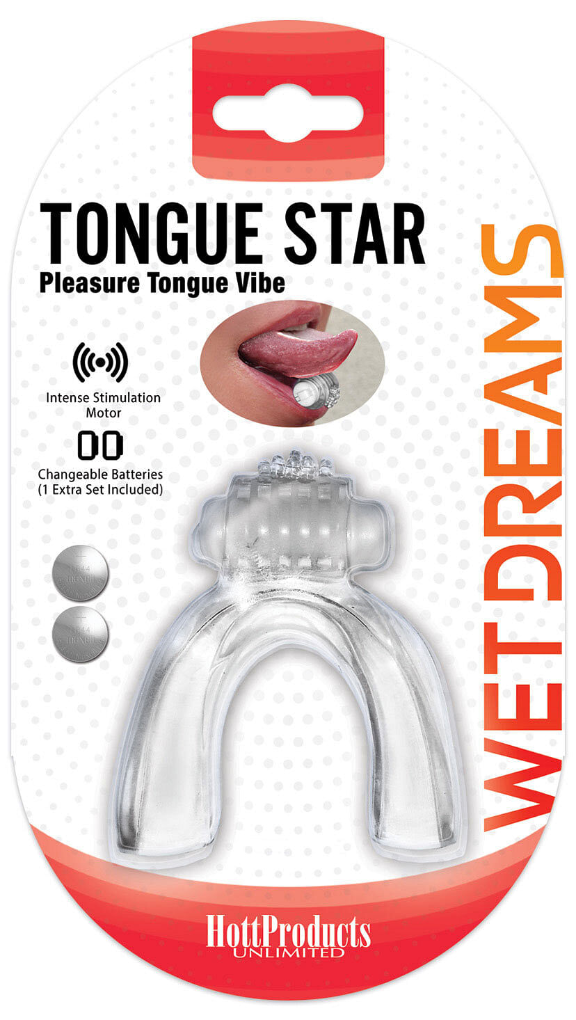 Wet Dreams Tongue Star – Clear