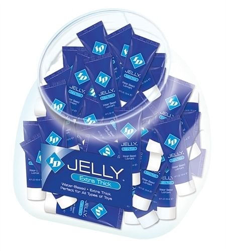 ID Jelly Extra Thick Water-Based Lubricant – 12ml Tubes – 72 Pieces Jar