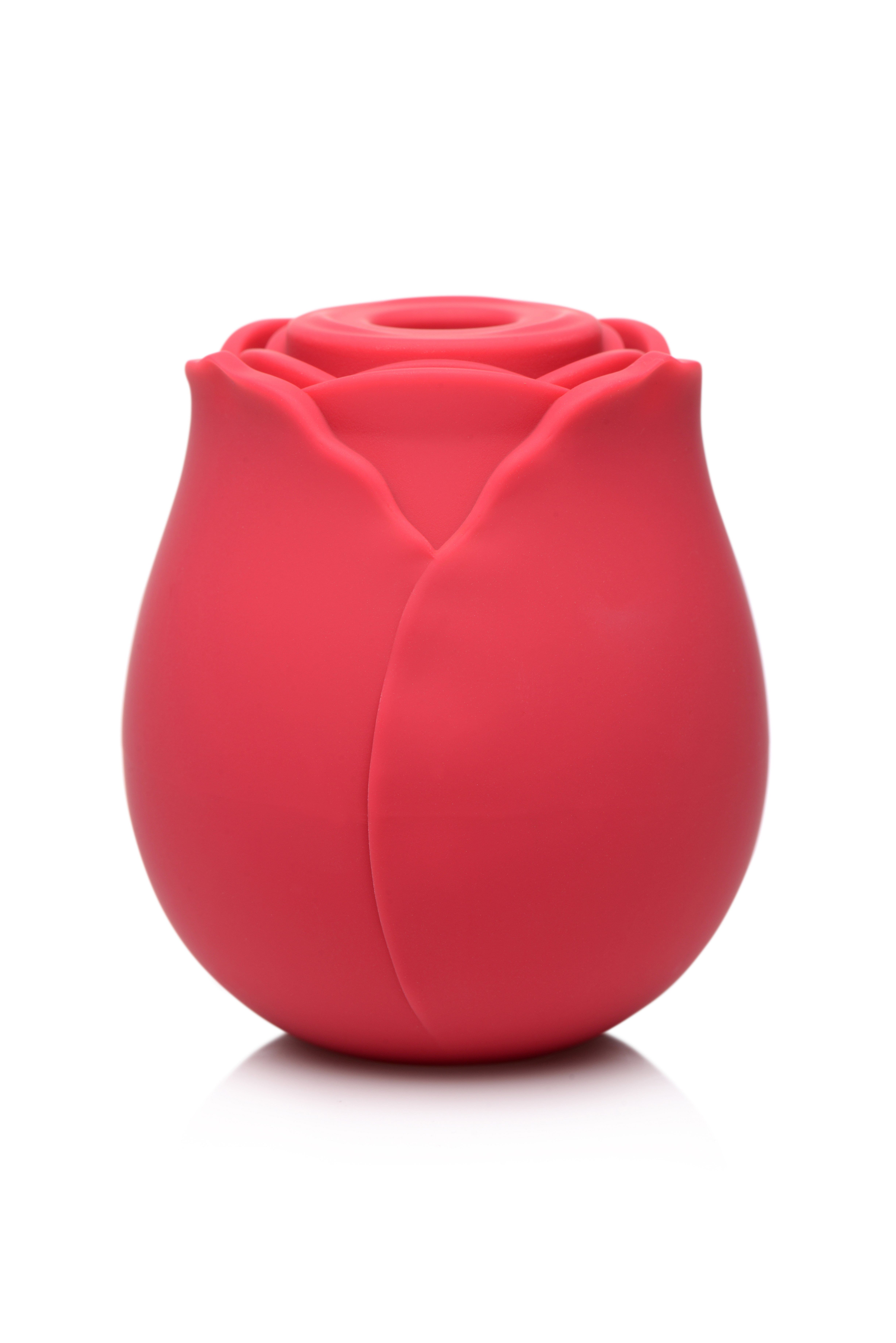 Inmi – Bloomgasm Wild Rose Silicone Suction Stimulator – Red