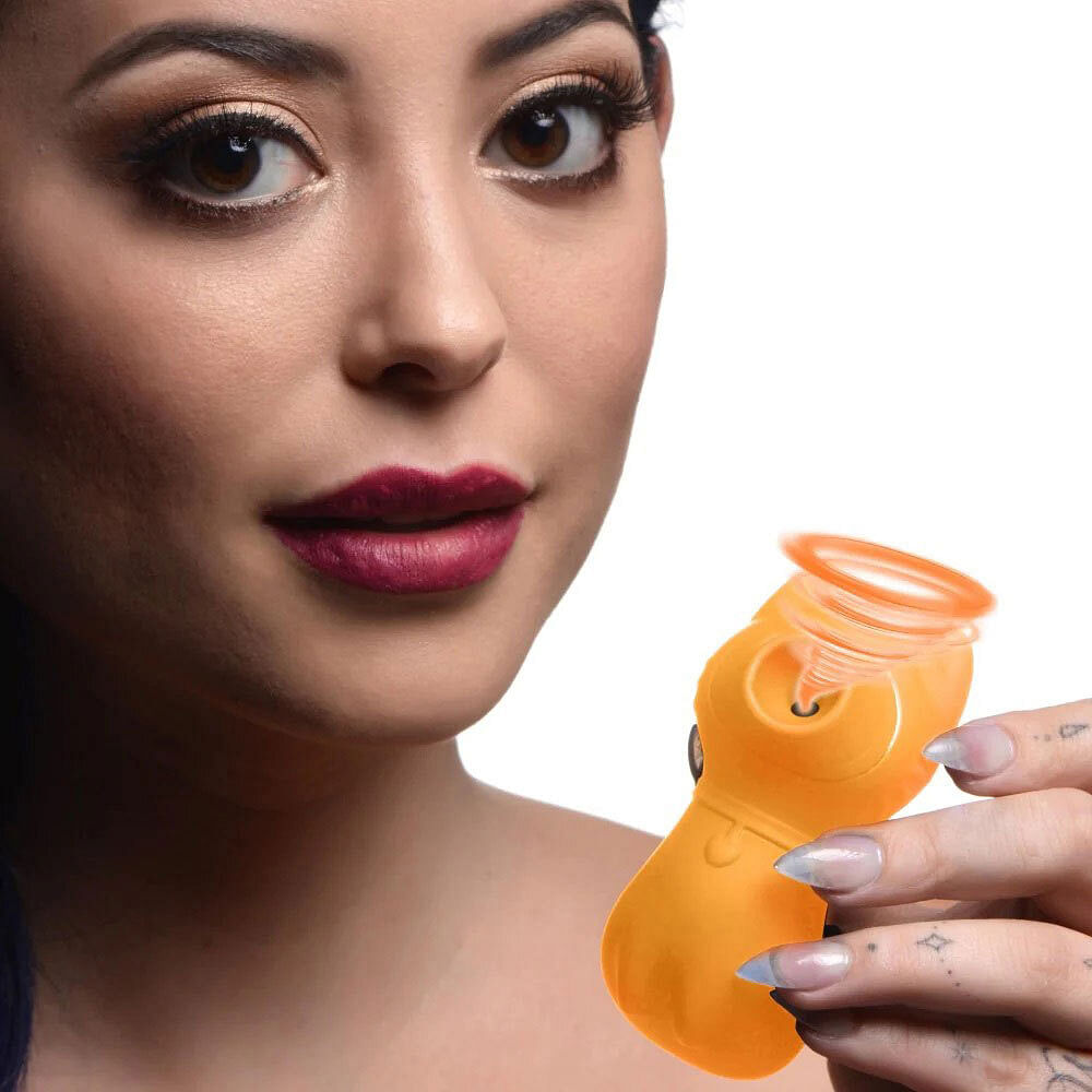 Sucky Kitty 7x Clitoral Stimulator – Orange