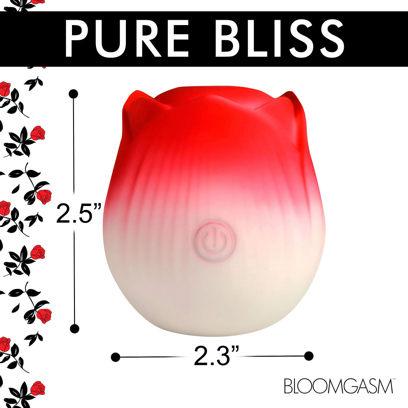 Pulsing Petals Throbbing Rose Stimulator – Red