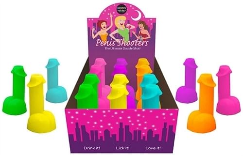 Neon Penis Shooters – 12 Piece Display