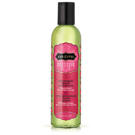 Naturals Massage Oil – Strawberry Divine 8 Fl Oz