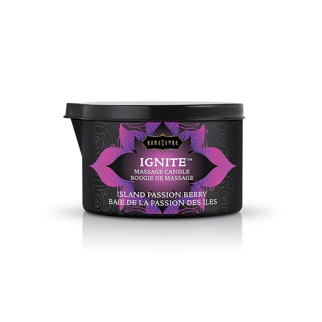 Ignite Massage Candle – Island Passion Berry – 6 Oz.