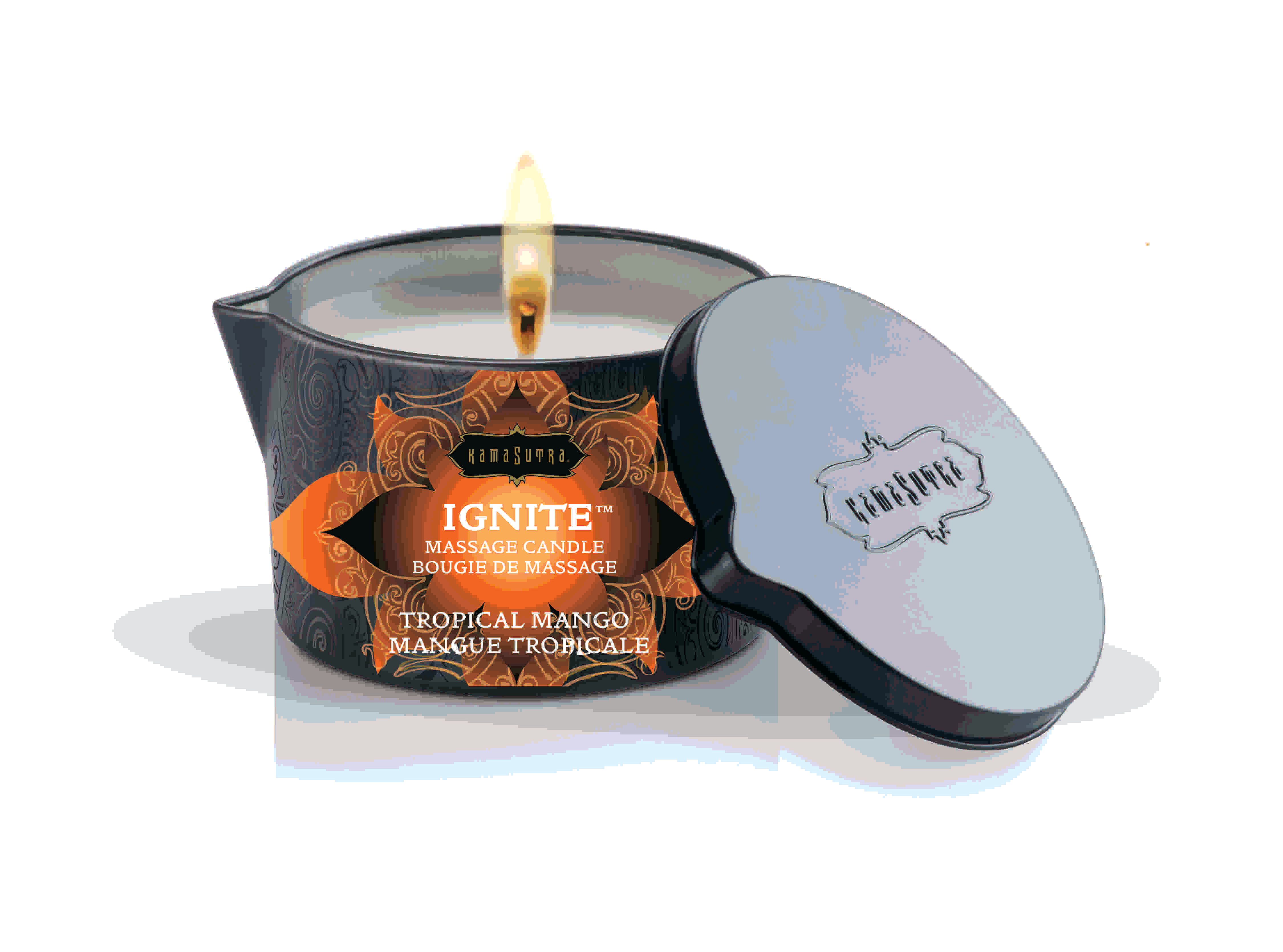 Ignite Tropical Mango Massage Candle – 6 Oz.