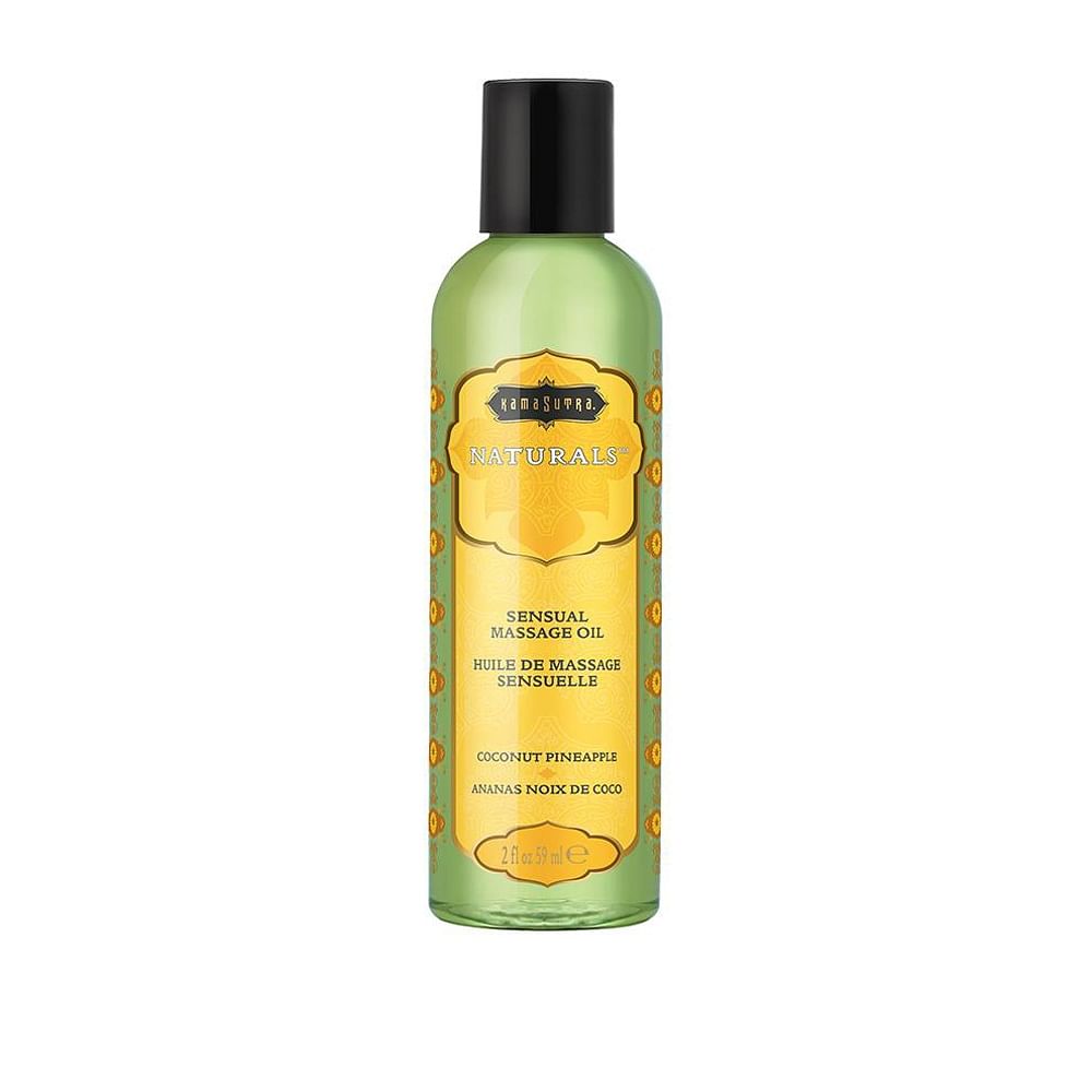 Naturals Massage Oil – Coconut Pineapple – 2 Fl Oz (59 ml)