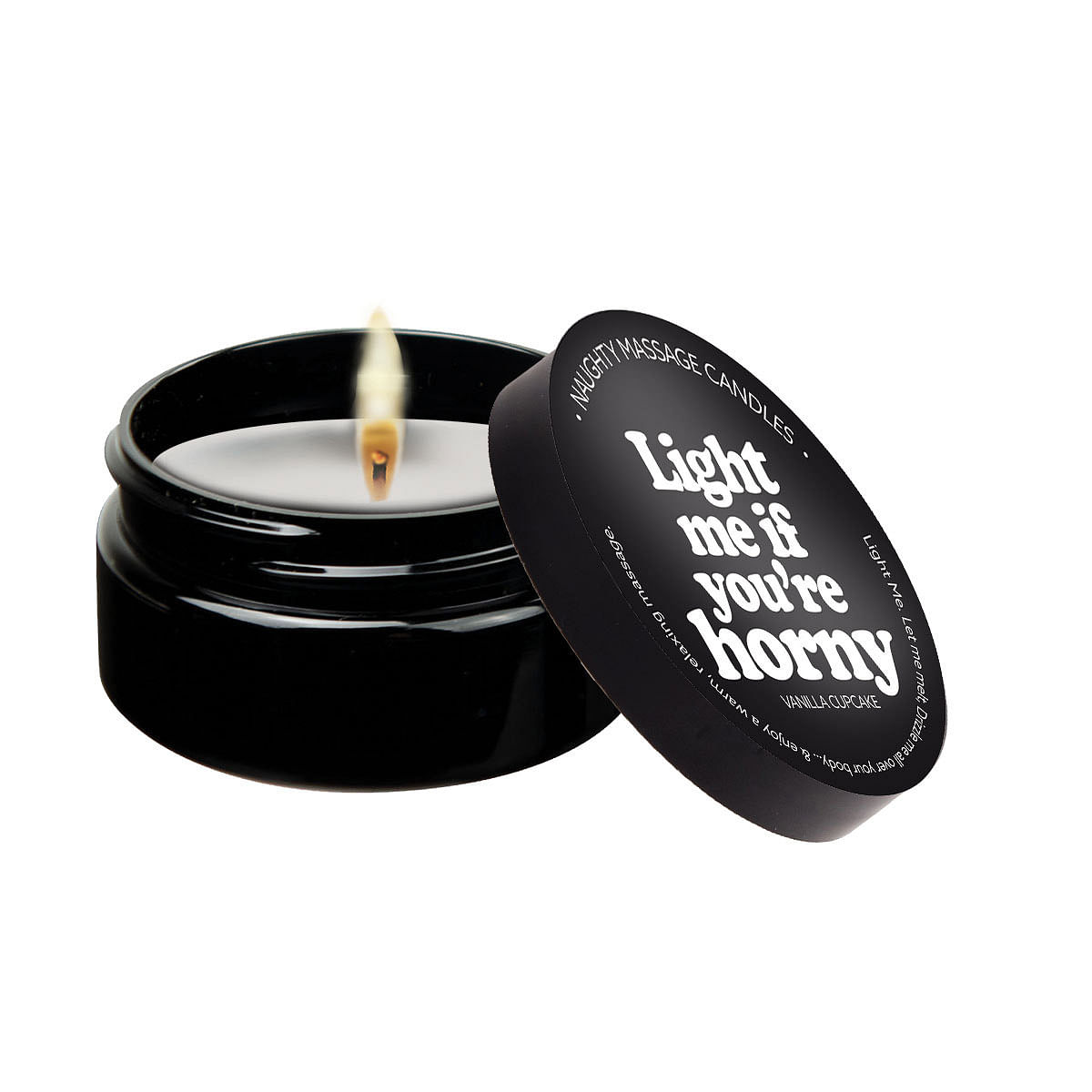 Light Me if You’re Horny – Massage Candle – 2 Oz – Vanilla