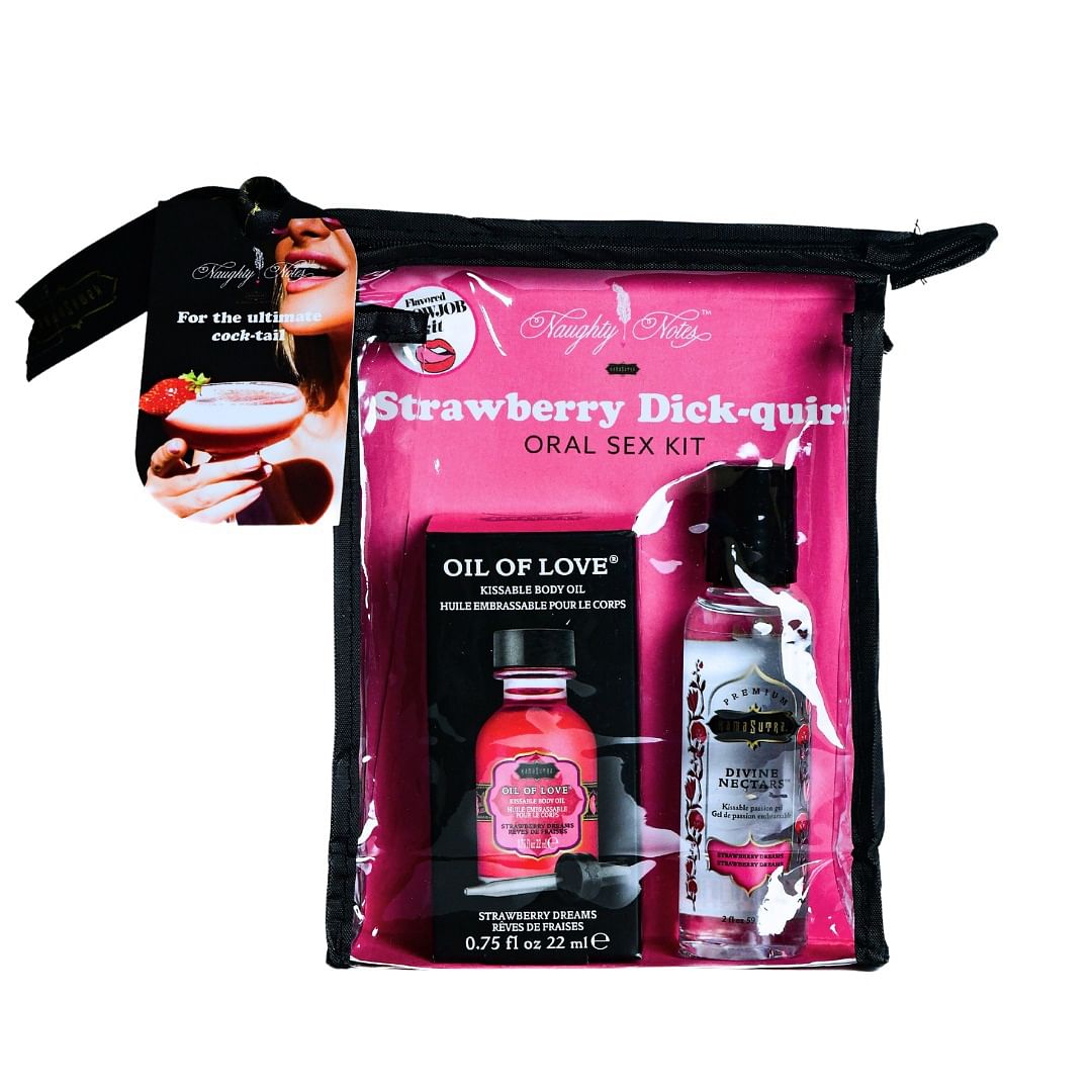 Strawberry Dick-Quiri Oral Sex Kit – .75 Oz