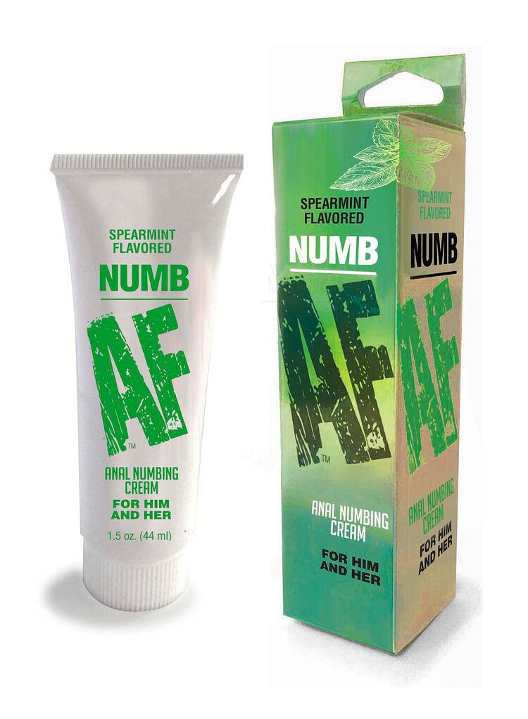 Numb Af- Spearmint Flavored Anal Numb Cream –  1.5 Oz (44 ml)