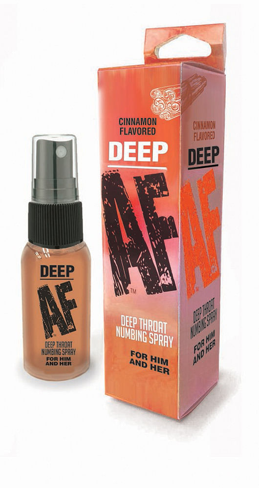 Deep Af Deep Throat Numbing Spray –  Cinnamon – 1 Fl. Oz.