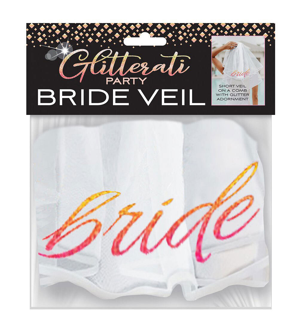 Glitterati Bride Veil – White