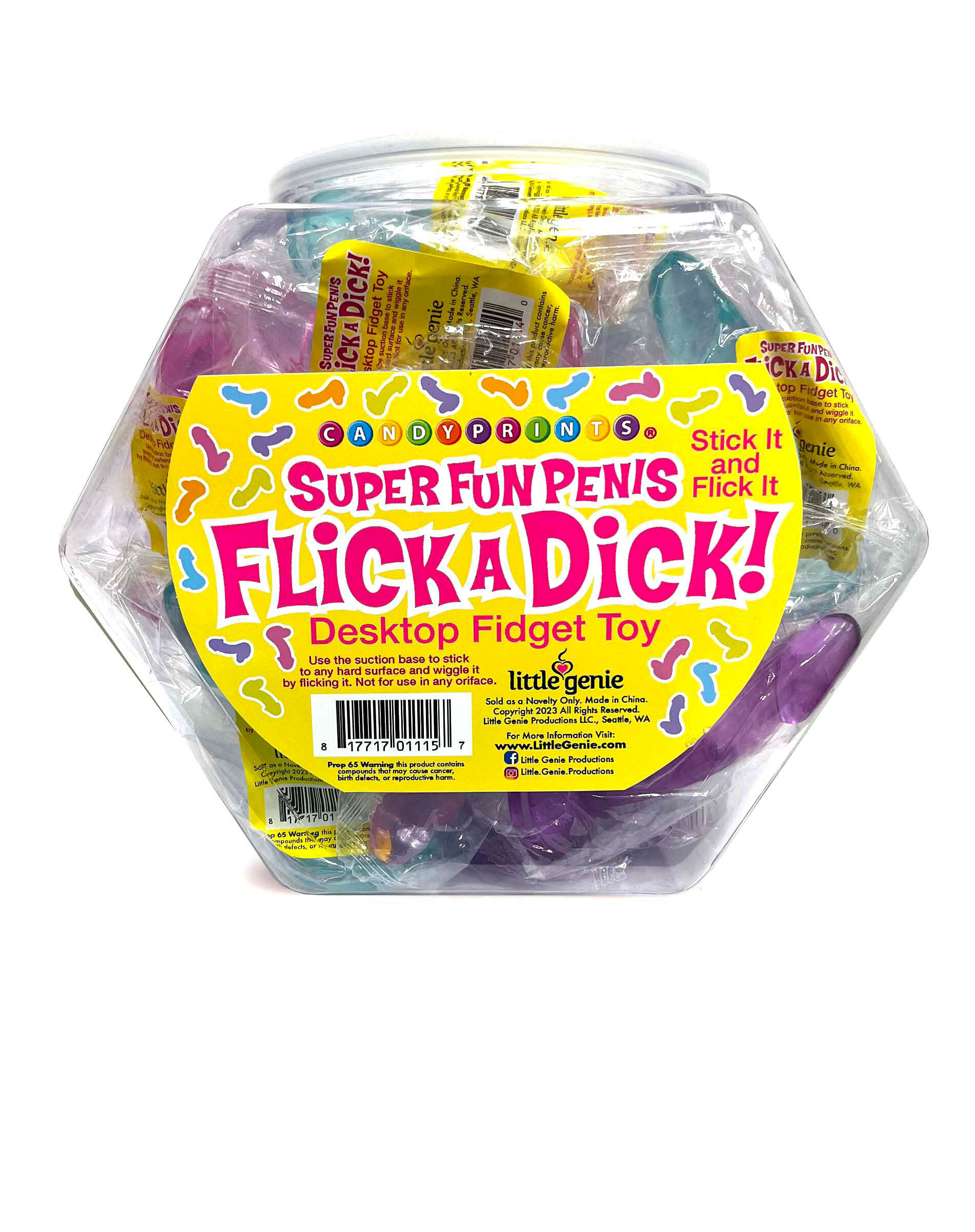 Flick a Dick – Desktop Fidget Toy – Display of 24