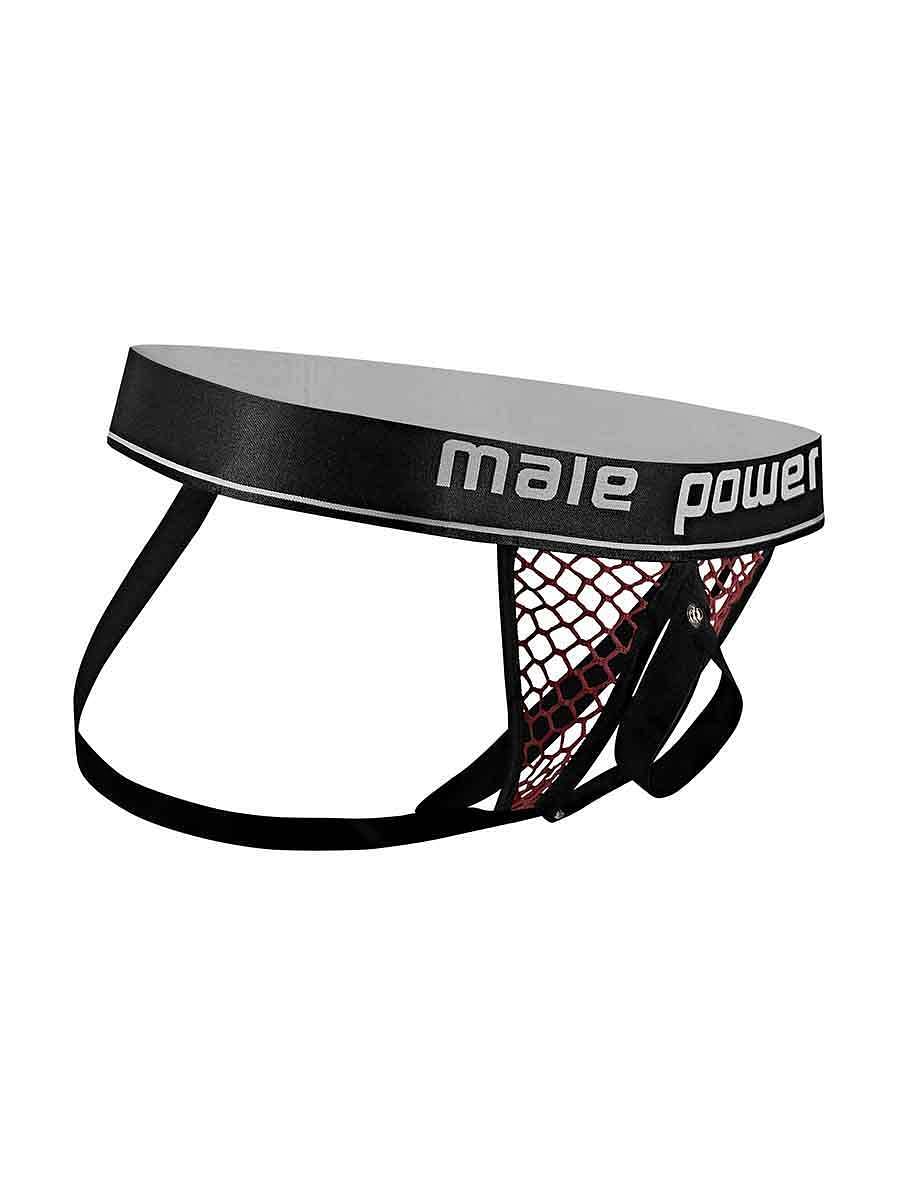 Cock Pit Net Cock Ring Jock – S/ M – Burgundy