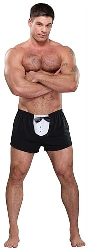 Tuxedo Boxer – One  Size – Black