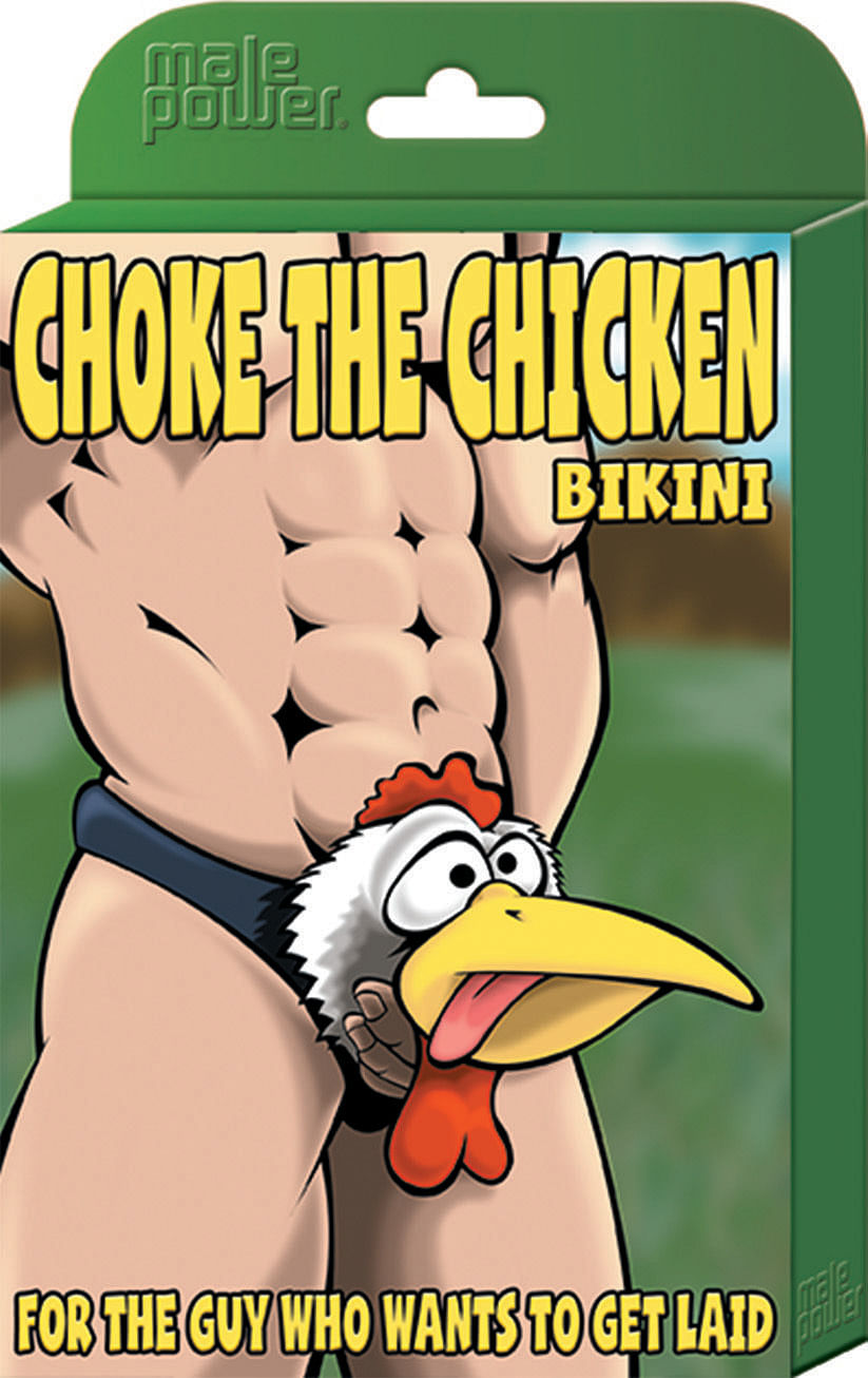 Choke the Chicken Bikini – One Size – Black