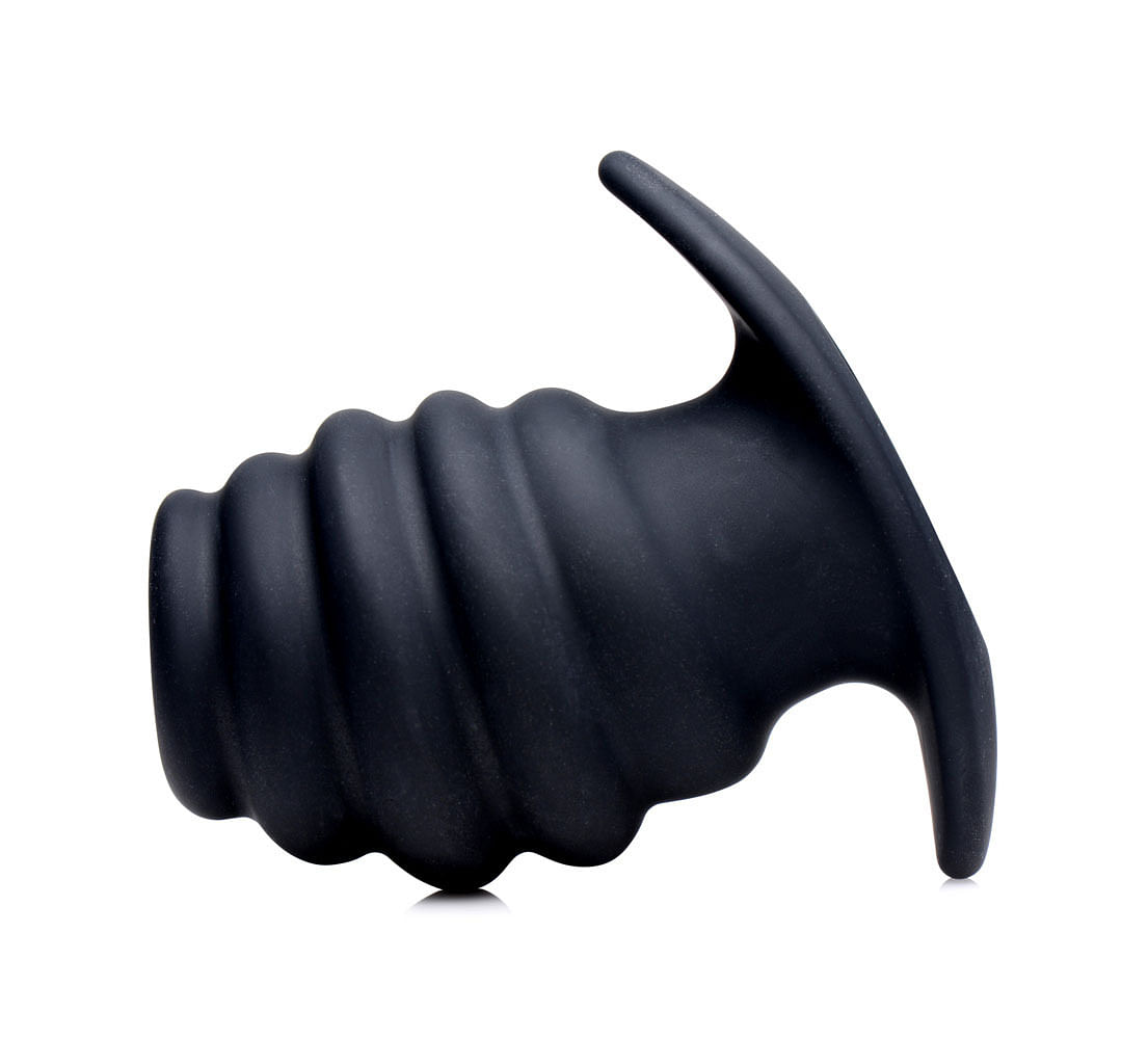 Hive Ass Tunnel Silicone Ribbed Hollow Anal Plug – Medium