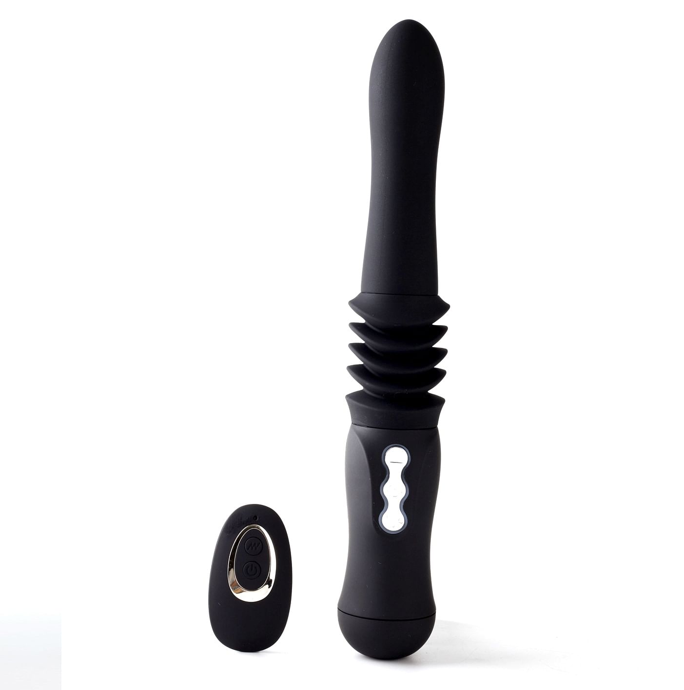 Max Silicone Thrusting Portable Love Machine –  Black