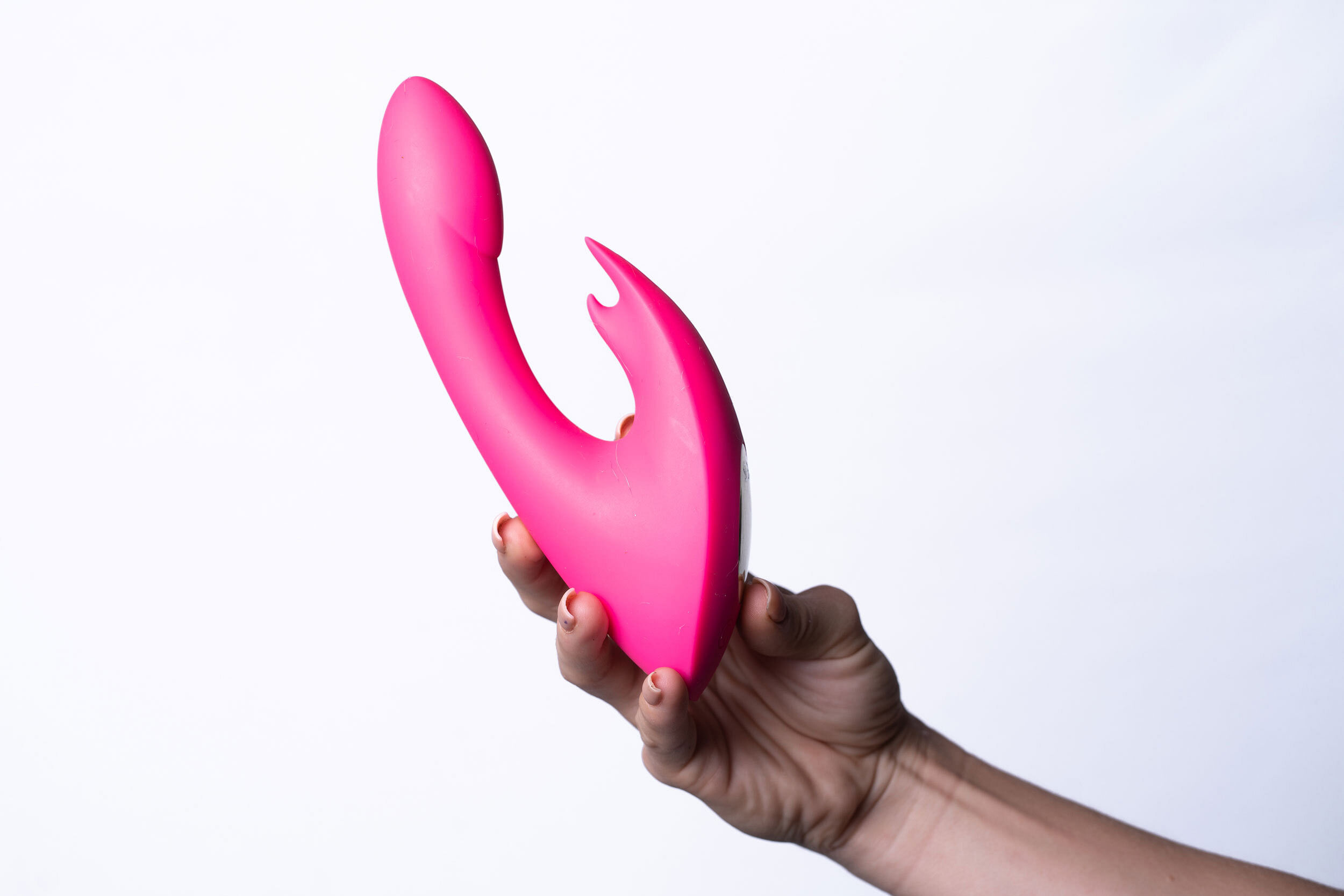 Leah USB Rechargeable Silicone 10-Function Rabbit Vibrator – Pink