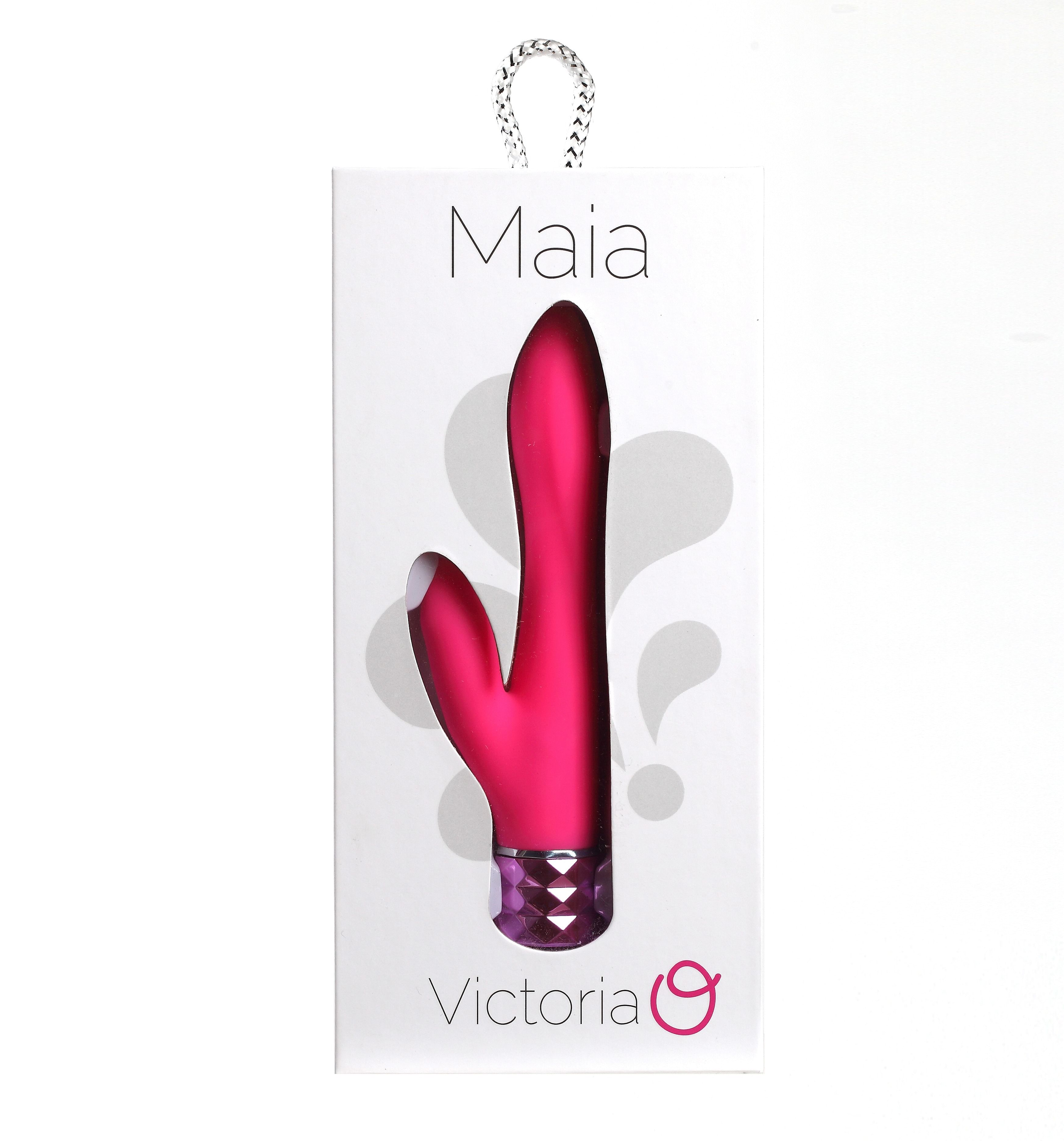 Victoria Crystal Gem Dual Vibrator – Pink