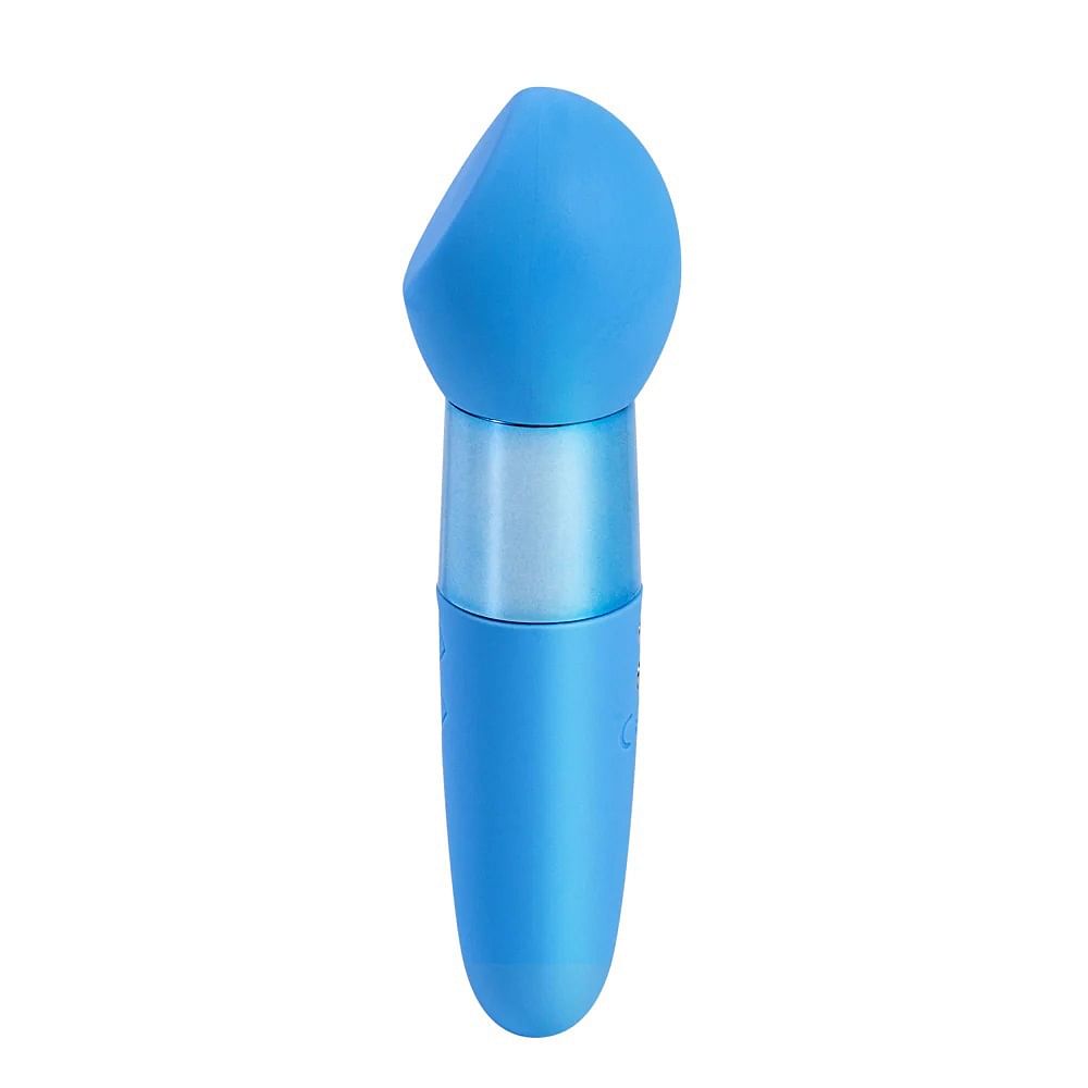 Rina Rechargeable Dual Motor Silicone 15- Function Vibrator – Blue